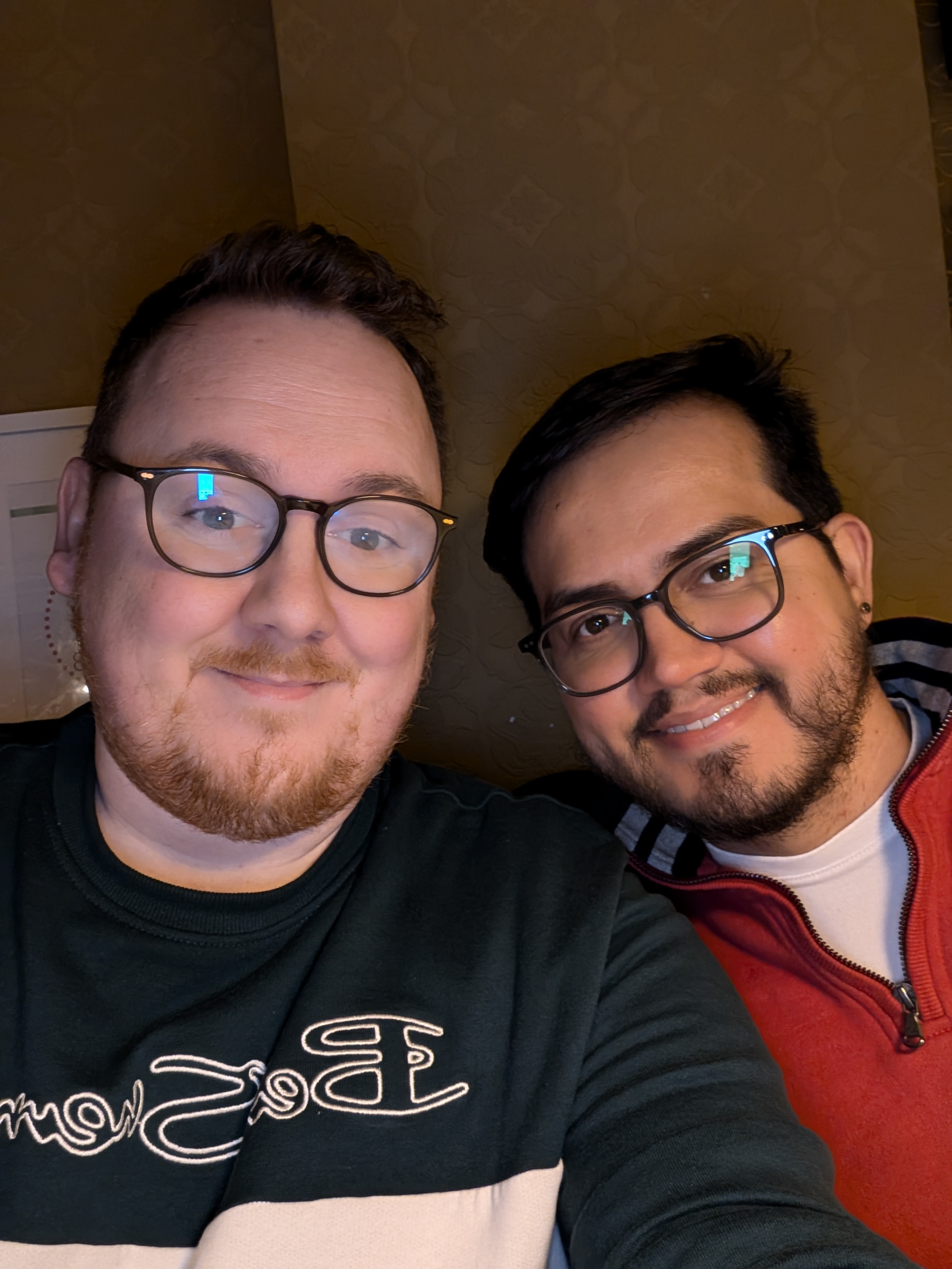 Seamus and Gilberto cosy evening